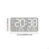 Digital Clock with Week Month Date Display, Alarm Functionality for Bedroom