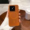 Чехол для мобильного телефона Xiaomi Mi 14 простой, с теплоотводом и вентиляцией, подходит для чехла мобильного телефона, противоударный магнитный жесткий чехол Xiaom