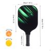 Pickleball Racket Honeycomb Set Standard Fiberglass Sports Gift with Balls and