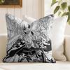 FFairy Tail Anime Cushion Cover Eco Linen Pillow Case DoubleSided Print Breathable Durable Zipper Home Decor Gift
