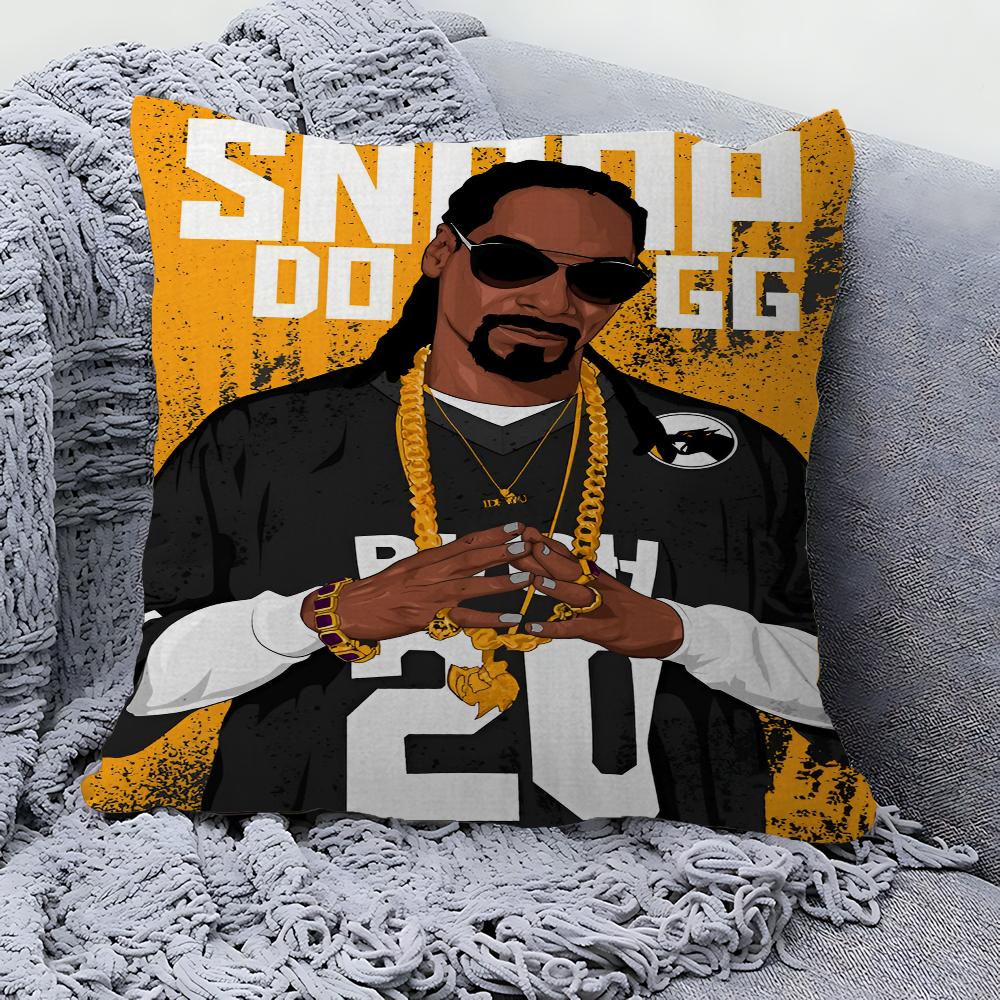 Наволочка с изображением рэпера Snoop Dogg для спальни, комнаты и дивана в гостиной, декоративная наволочка для подушки