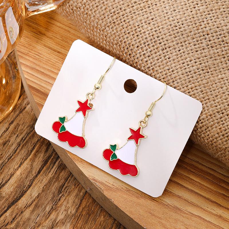 1 Pair of Ladies' Christmas Earrings, Christmas Gift for Everyday Wear, Christmas-themed Jewellery, Ladies' Accessories