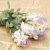 10 голов 1 букет из искусственного шелка с лавандой, искусственный садовый цветок, домашний декор
