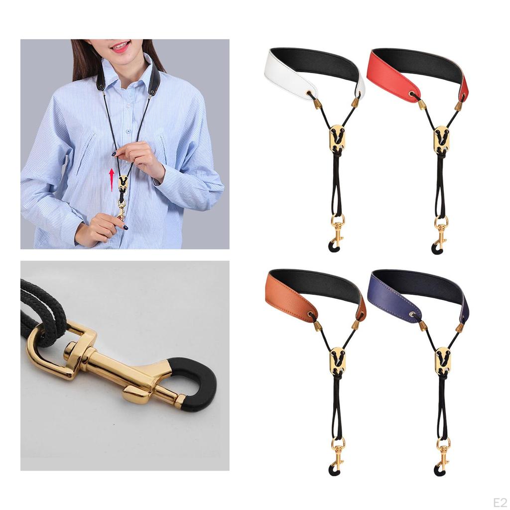 Neck Strap Accessories Padded Adjustable Length for Ophone Soprano Alto Bass Clarinet