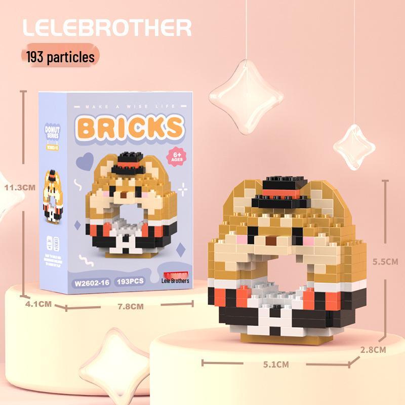 Совместимые с Lego микро строительные блоки мультяшные фигурки - детские развивающие настольные игрушки