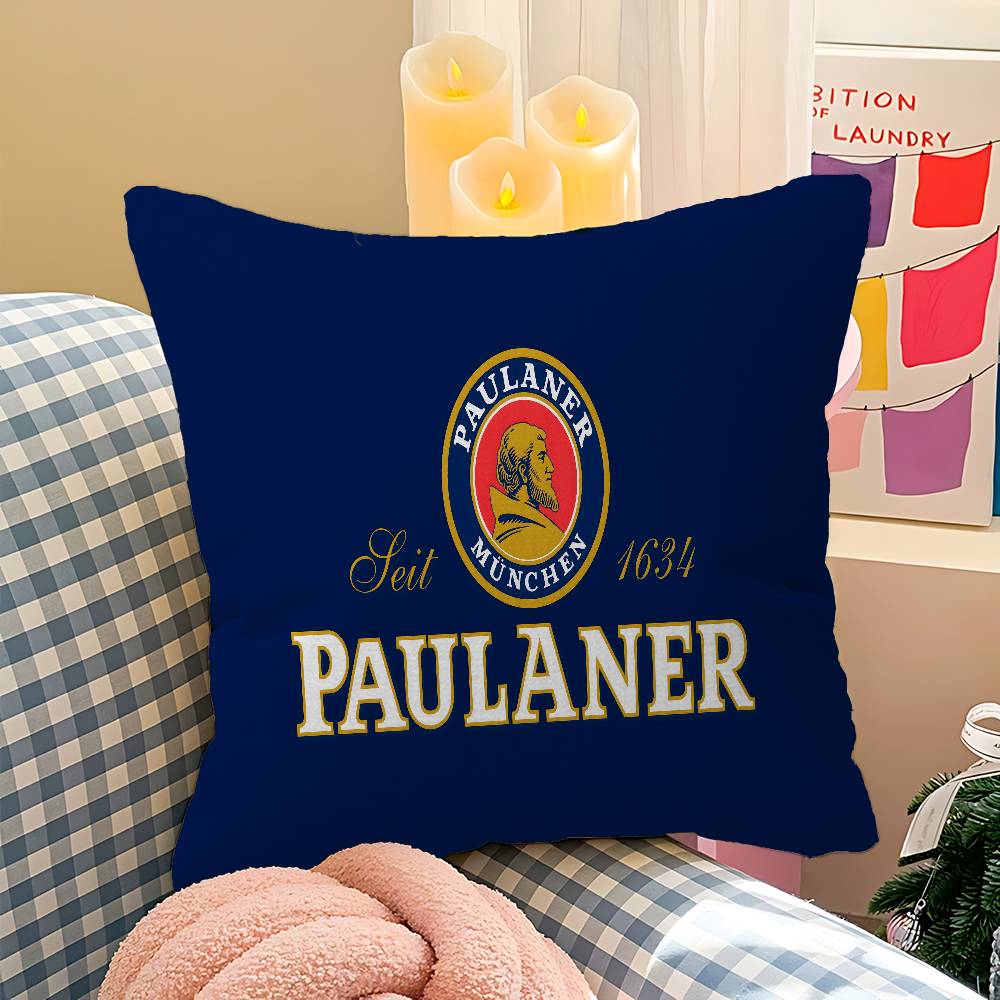 German Beer PPaulaner Cushion Cover Decorative Pillow Sofa Home Decor case pillow cases