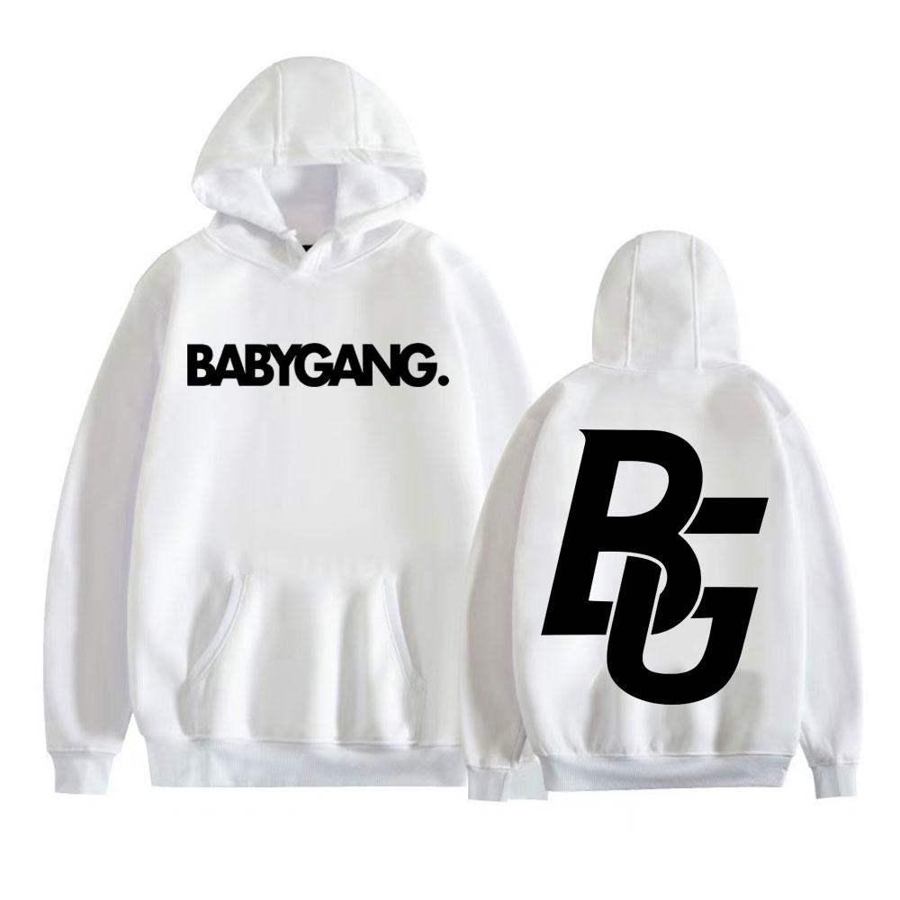 Rapper Baby Gang Album Logo Hoodie Men Women Clothing Fleece High Quality Sweatshirt Fashion Gothic Oversized Hoodies Streetwear