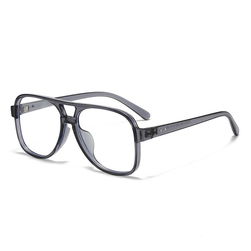 Fashion European and American pilots men's UV-proof sunglasses women's plain face small trend versatile sunglasses