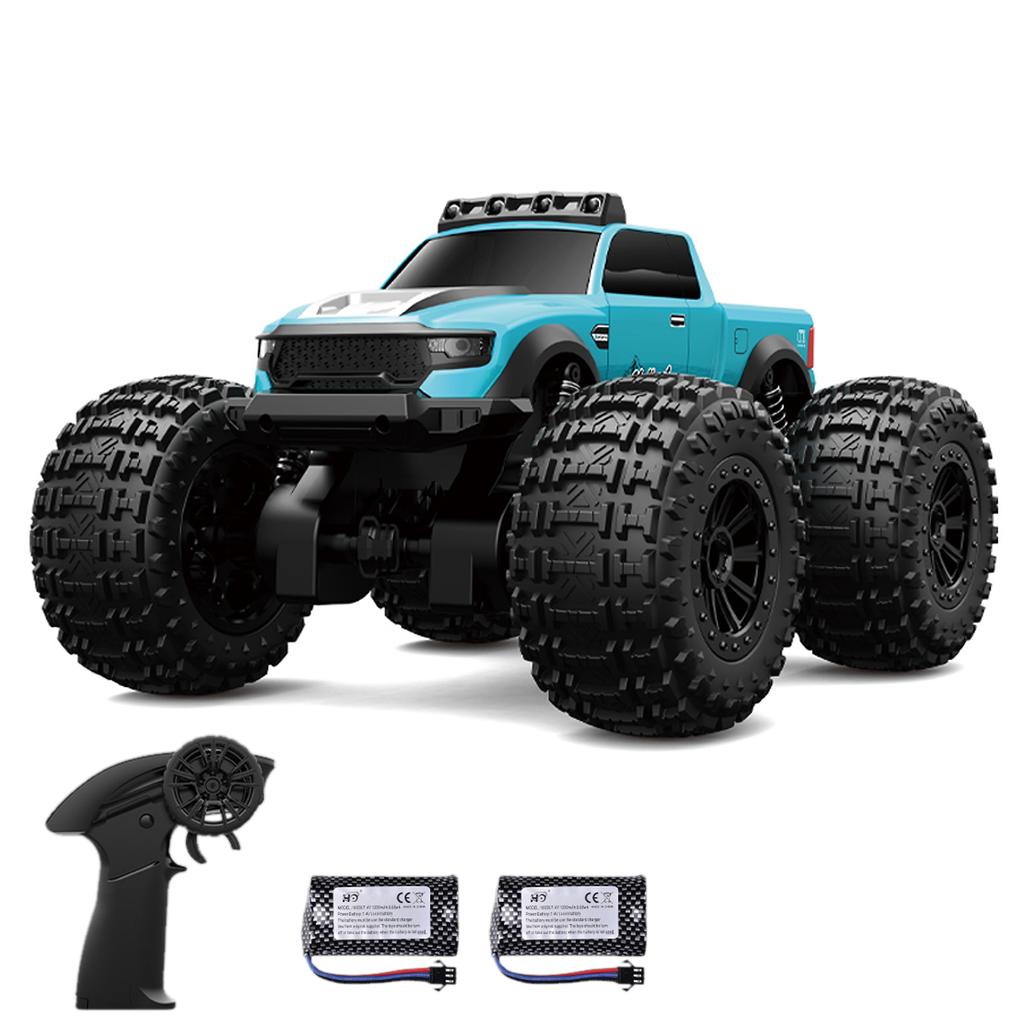 Автомобиль-амфибия с дистанционным управлением, 2,4 ГГц, 4WD, внедорожник с фарами, водонепроницаемая трюковая машина, вращающаяся на 360 градусов