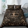 Yggdrasil Tree of Life Duvet Cover Set King Queen Double Twin Single Bed Line Set Bedding Set Pillowcases 3D Print Microfiber