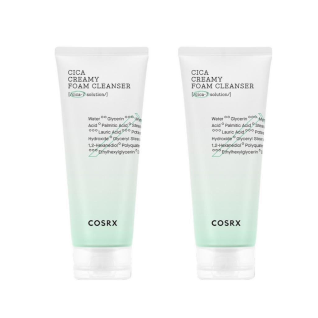 COSRX Pure Fit Cica Creamy Foam Cleanser, 5.07 Fl Oz / 150ml / Korean Skin Care, Animal Testing Free