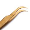 Eyelash Extension Tweezers Straight Curved Tweezers Classic & Volume Lashes Extensions Tweezers Dolphin/Golden