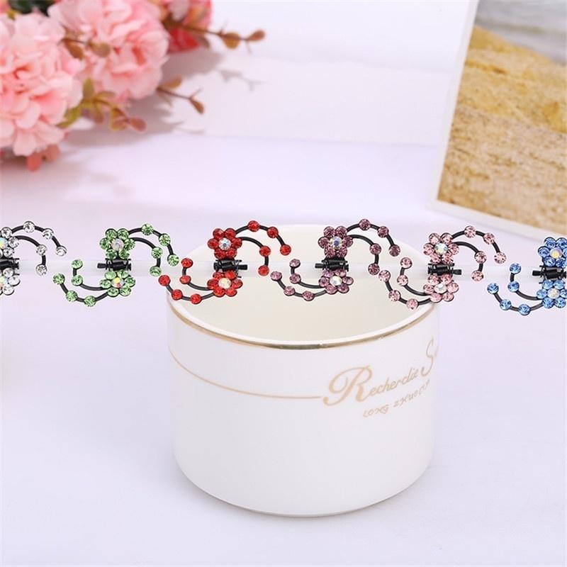 1 предмет (6Pcs) Свадебные заколки для волос с цветочным узором, украшения для волос, заколки-снежинки, мини-цветы