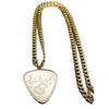 Hip Hop Guitar Bass Note Necklace Stylish Pendant Necklace for Music Lovers