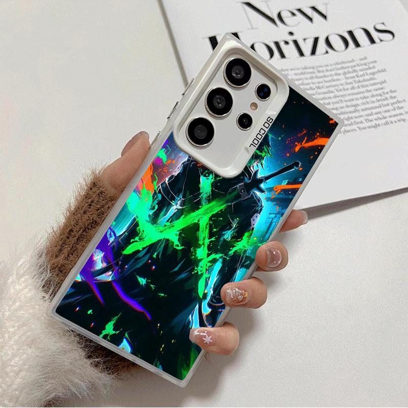 Мягкий чехол для телефона Sword Art Online Кирито для Samsung Galaxy S24 S25 FE S26 Edge S23 Ultra S22 Plus S21 + Ударопрочная задняя крышка Sh