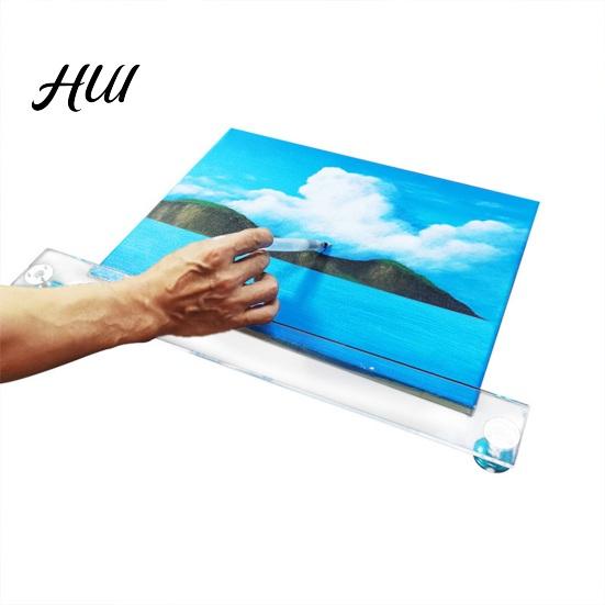 Fine Detail Engraving Tool Artist Leaning Bridge, Adjustable Height 1.77-2.36-Inch Hand And Wrist Rest, Transparent Drawing Frame Accessory