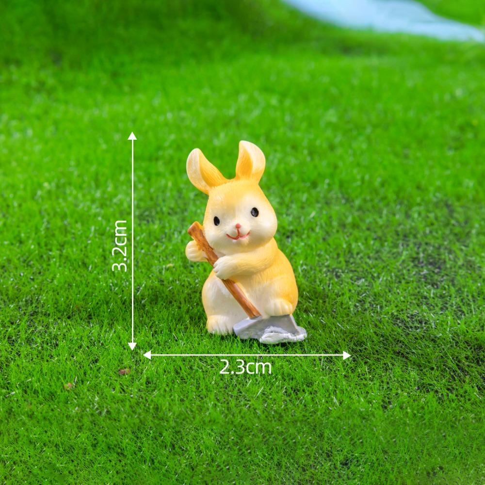 Farm Desktop Small Ornaments Rabbit Accessories Cute DIY Landscape Decoration