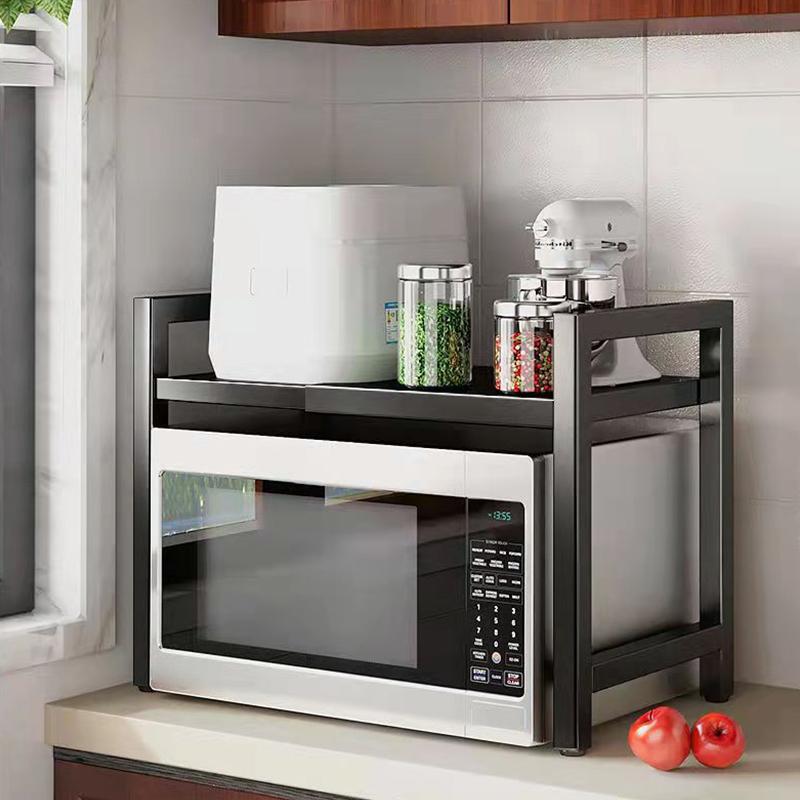 Выдвижная стойка для микроволновой печи, кухонное пространство, стеллаж для хранения хлебной машины, бытовая стойка, настольная стойка для рисоварки