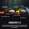 Очки для плавания унисекс для взрослых, зеркальные, Vanquisher 2.0