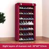 Multi-Layer Steel Shoe Rack: Dustproof, Economical Storage Solution for Dorms and Homes