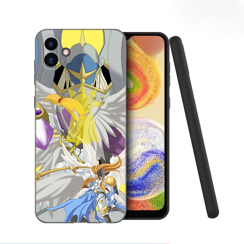 Цифровой монстр Digimon черный силиконовый чехол для телефона Samsung Galaxy A01 A03 Core A04 E A02 A05 A10 A20 A21 A30 A50 S A6 A8 + A7
