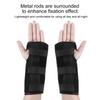 1Pair Splint Carpal Bracer Two Wrist Brace Strap Bar Wrist Fixed Belt for Sprain Forearm L Size