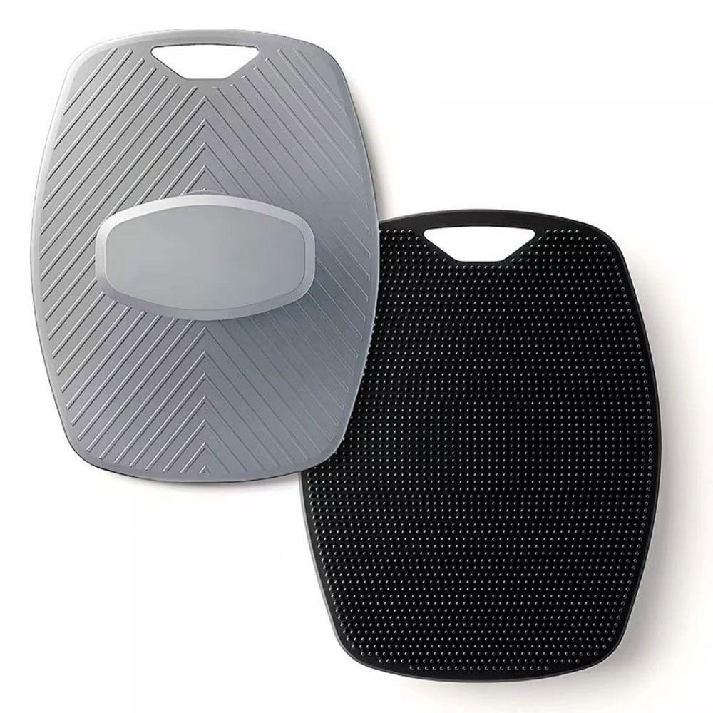 1Pcs Soft Silicone Exfoliating Brush Black Grey Body Cleansing Scrubber  Bath Supplies