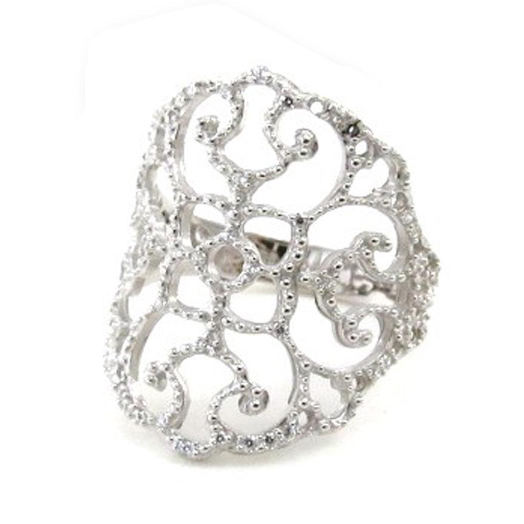 Silver 'Goddess' Ring