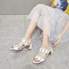 fashion Shoes for Women 2024 Fashion Summer High Heel Sandals Lady Sexy Comfortable Sandals Female Cute  Leather Sandals