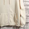 Loose Hooded Sweater Women's Autumn and Winter Plus Size Zipper Cardigan Top