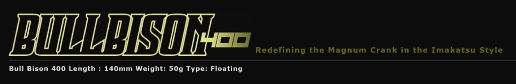 Imakatsu Bull Bison 400 3DR 140 Mm 50 Grams Floating Lure 642 (5239)