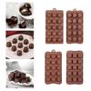 Chocolate Flower Molds Reusable Silicone Cake Chocolate Candy Fondant Mold Durable Rose Floral Soap Mould for Baker Ice Butter