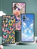 Чехол-бампер с дизайном бабочки для Redmi 14C 10C Note 15 14 13 12 10 11 K40 Pro Plus 5G Ударопрочный Мягкий ТПУ Корпус Fundas Сумка
