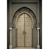 Moroccan Door Arab Canvas Print Islamic Muslim Wall Architectural Wall Art Poster for Living Room Bedroom Eid Al-Fitr Home Decor