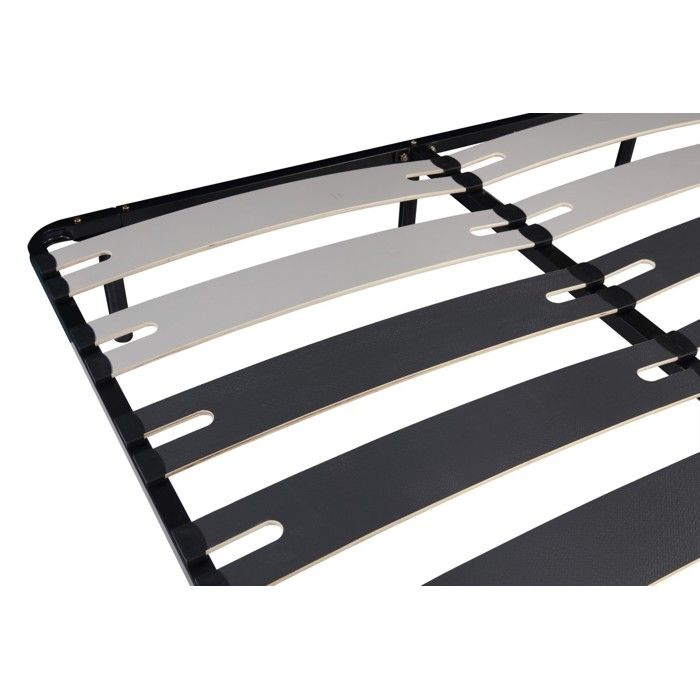 Patrick Slatted Frame Bed Base - 140x190x29 Cm - Quick and Easy Assembly - Solid Support - Optimal Comfort - Modern Design