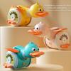 Interactive Rotating Foraging Duck Toy Plastic Sensory Dancing Duck Toy Desktop Ornament
