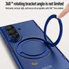For Magsafe Magnetic Metal 360 Rotate Holder Tempered Glass Film Protect Case For Samsung Galaxy Z Fold 8Ultra Spring Hinge Cove