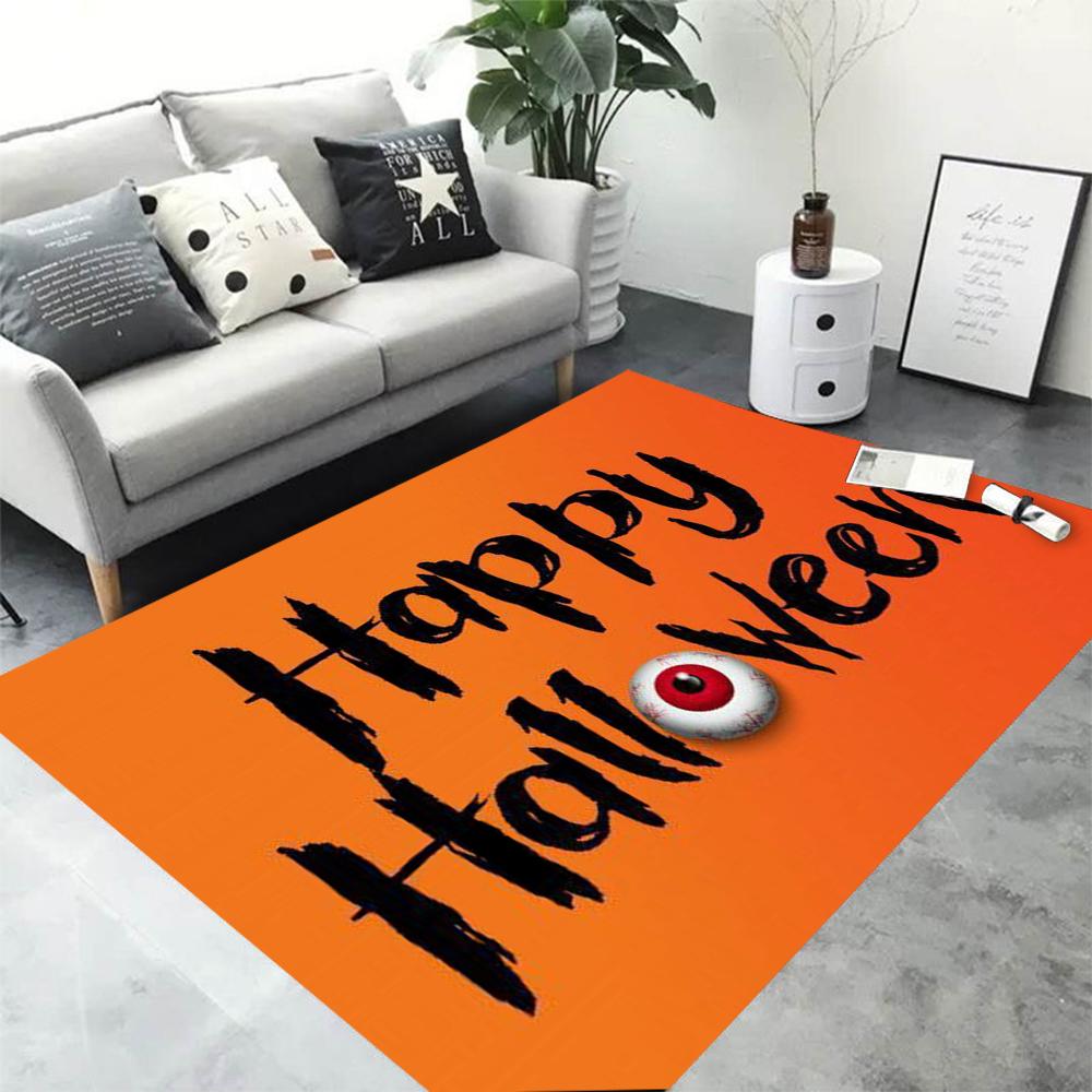 Fun Halloween Printed Carpet Rug for Home Living Room Bedroom Sofa Doormat Decor Kids Game Area Rug Floor Mat Gift