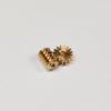 5Sets Modulus 0.2 12T 15T  Worm Gear Brass Mini 90 degree Reducing Transmission Gear for RC DIY Model Car Shaft Pinion Connector
