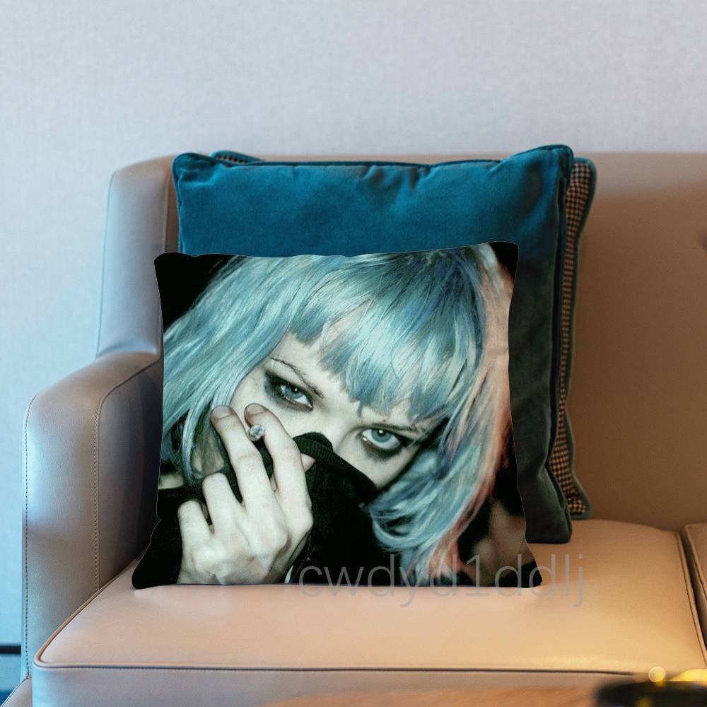 CCrystal Castles Band Amnesty Cushion Cover Pillow Cover Decor Pillowcase Printed Cushion Case For Couch