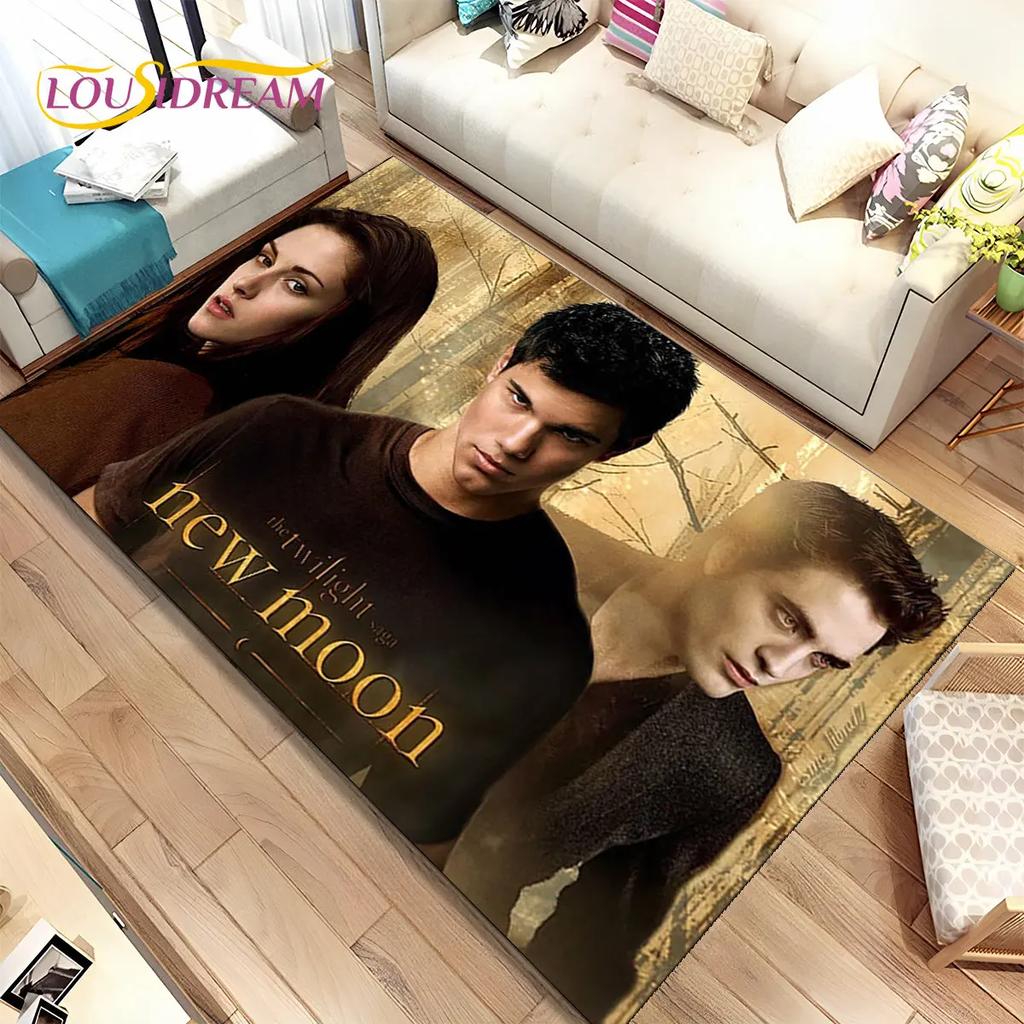 Сага Сумерек HD Печатный Ковер Большой, Ковер для Гостиной Спальни Дивана Прихожей Декор, Детский Нескользящий Коврик