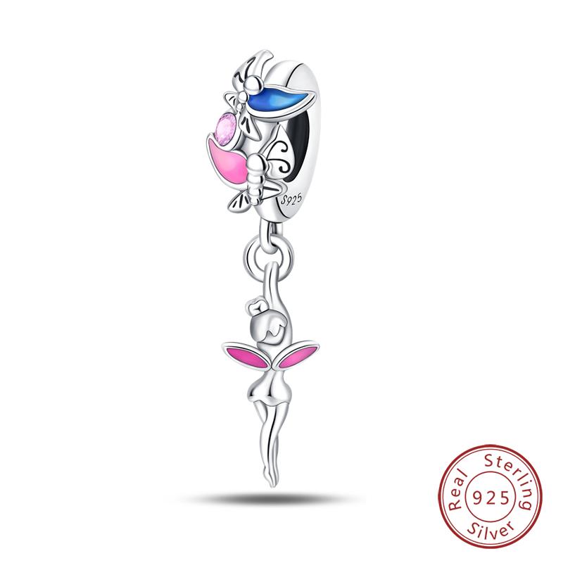 100% Медь Бабочка Фея Мечта Океан Ракушка Жемчужина Русалка Морская Черепаха Подсолнух Шармы Бусины Подходят для Браслетов Qikaola