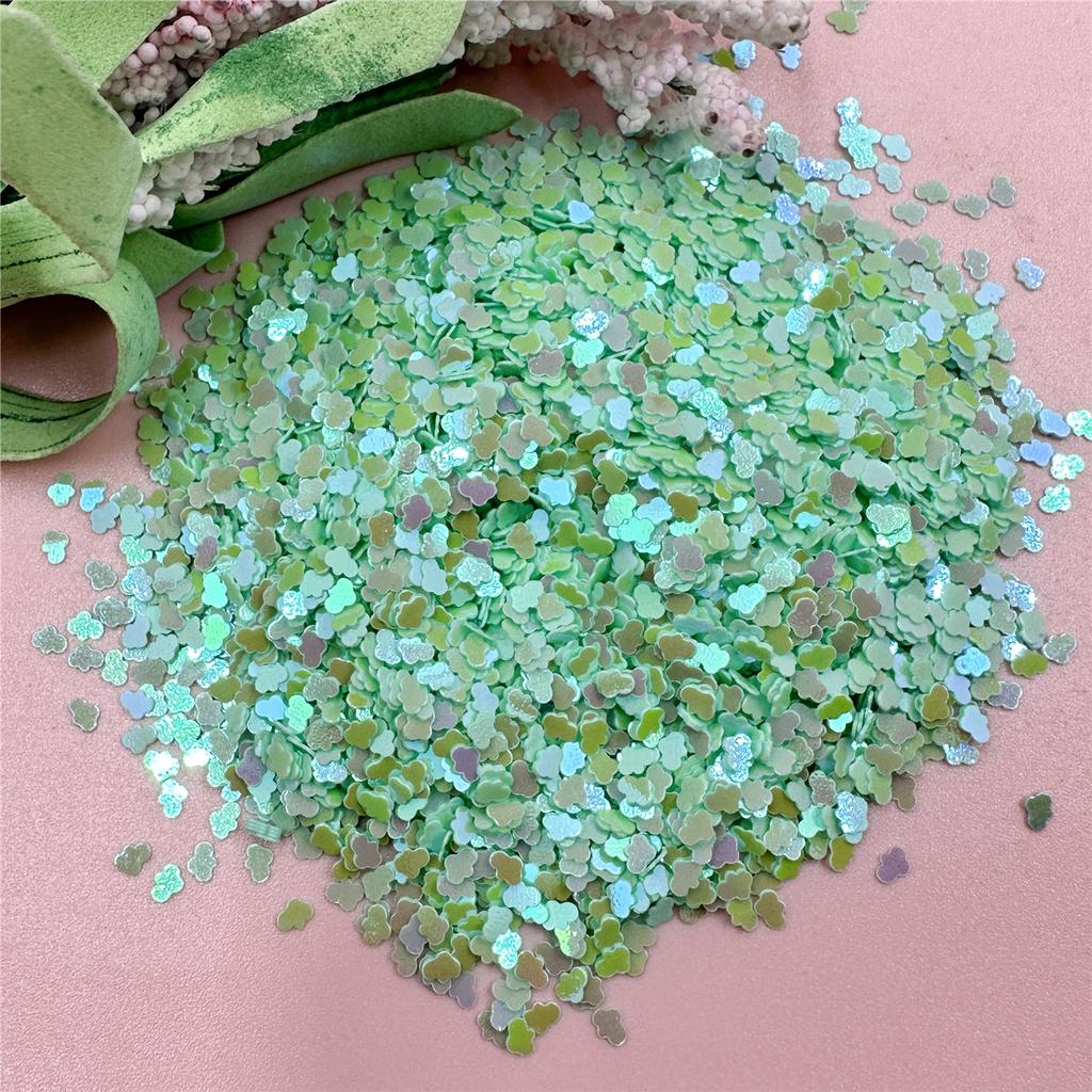 Декор для вечеринки, акриловые мини-блестки, 1000 шт., модные аксессуары из ПВХ, милые облачные аксессуары 2,5*3,2 мм