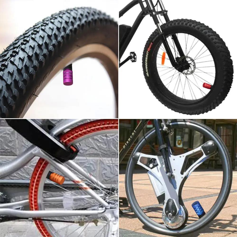 4PCS Car Tire Valve Stems Cap Knurling Style Tire Valve Cap Aluminum Tire Wheel Stem Air Valve Cap Universal Car Accessories Stem Caps1