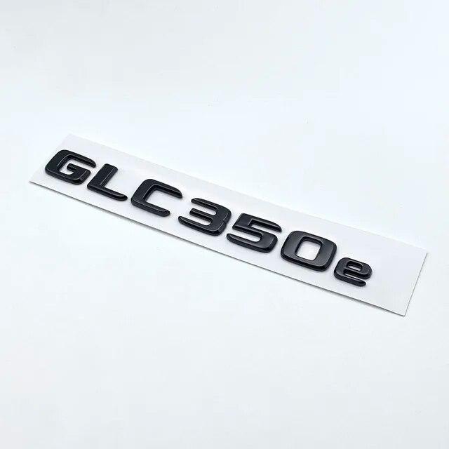 3D хромированные черные буквы GLC300de GLC300e GLC350e GLC400e 4Matic эмблема для Mercedes Benz GLC X253 наклейка на багажник автомобиля с логотипом
