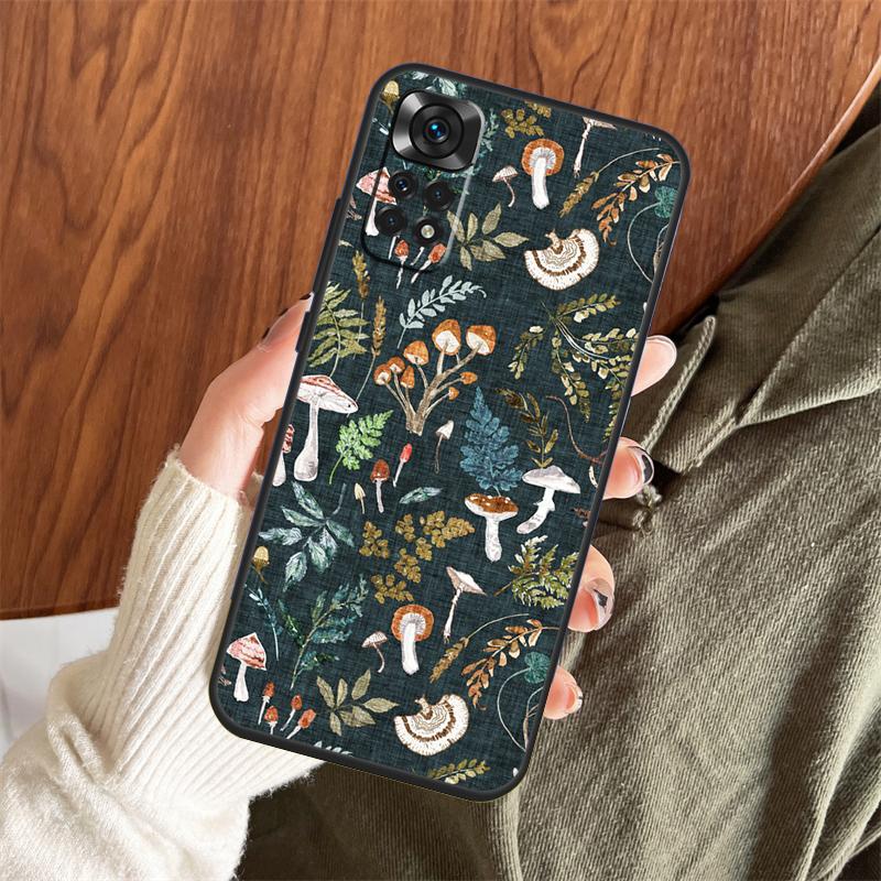 Mushroom Forest Case For Xiaomi Redmi Note 8 9 10 11 12 Pro Note 9S 10S 11S Redmi 10C 10A 9A 9C Back Cover