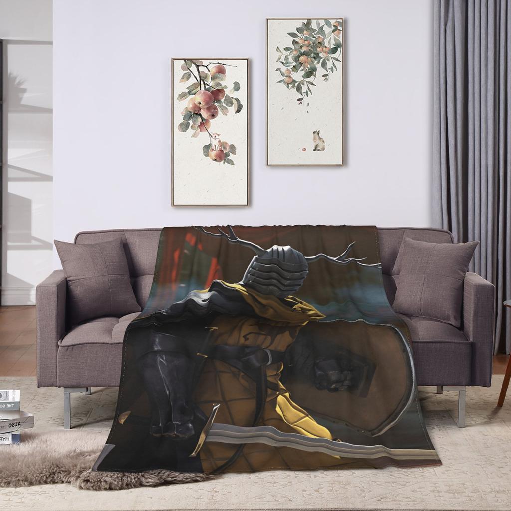 Lyonel Baratheon Throw Blanket Comfortable Funny Blanket For Living Room Travel Office Flannel Bedspread Bed Cover