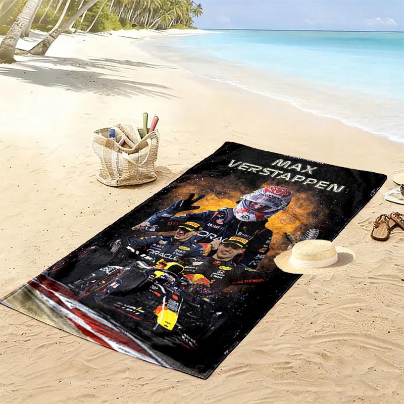 VER Formula Legend Beach Towel, Large Soft Quick Dry Towel for Beach Camping Swimming