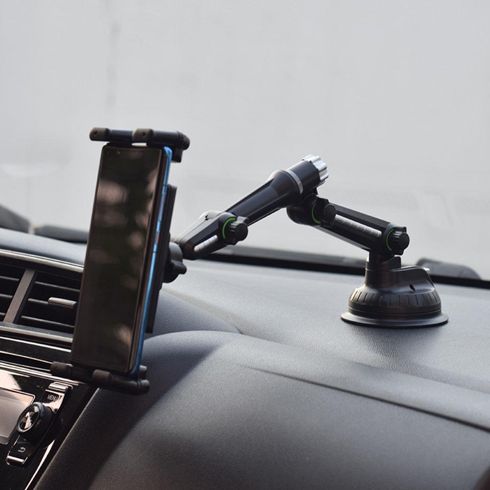 Car Tablet/Folding Screen Universal Phone Holder Adjustable Tablet Cup Auto Dashboard Mount Phone Suction Extension Tube F7S2
