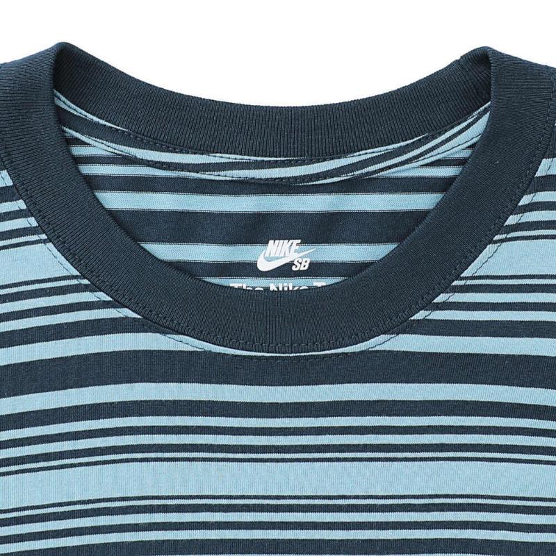 Nike Футболки SB Унисекс Синие С круглым вырезом Средние FQ3712-464